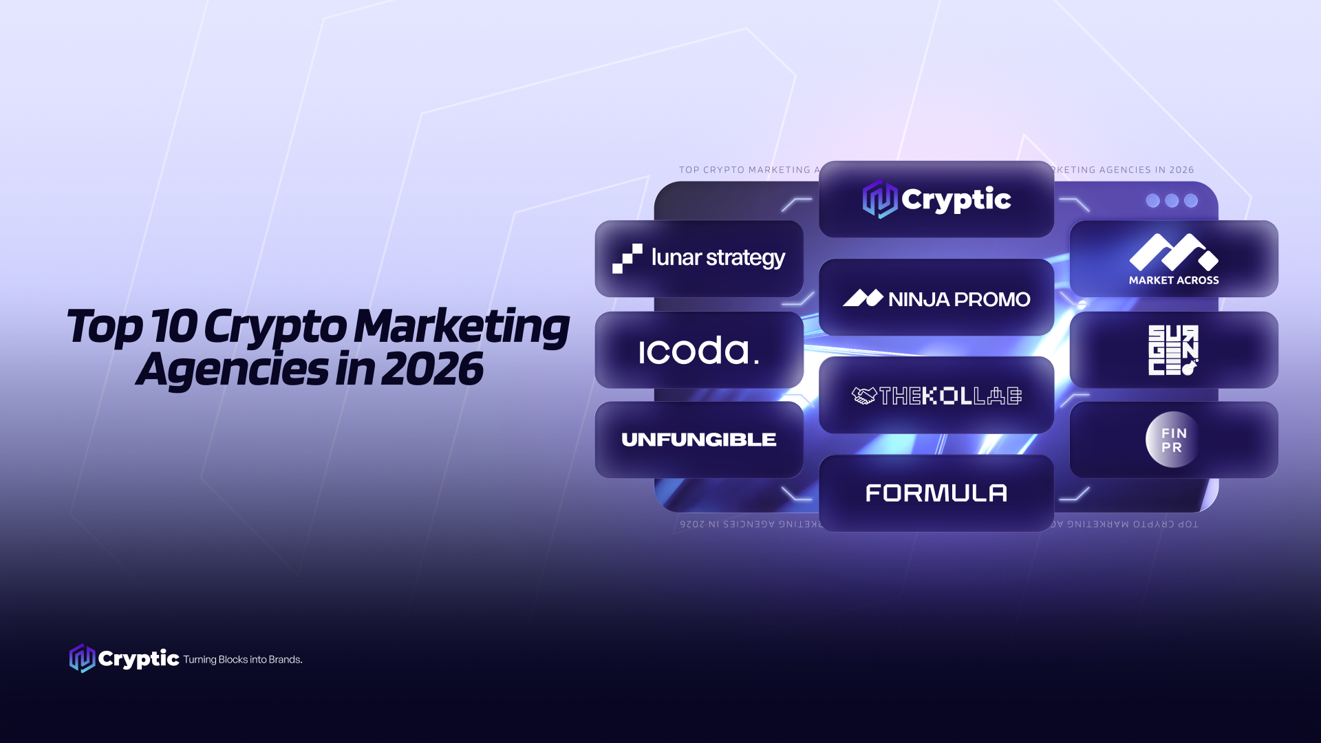 Top crypto marketing agencies in 2026 — Cryptic guide