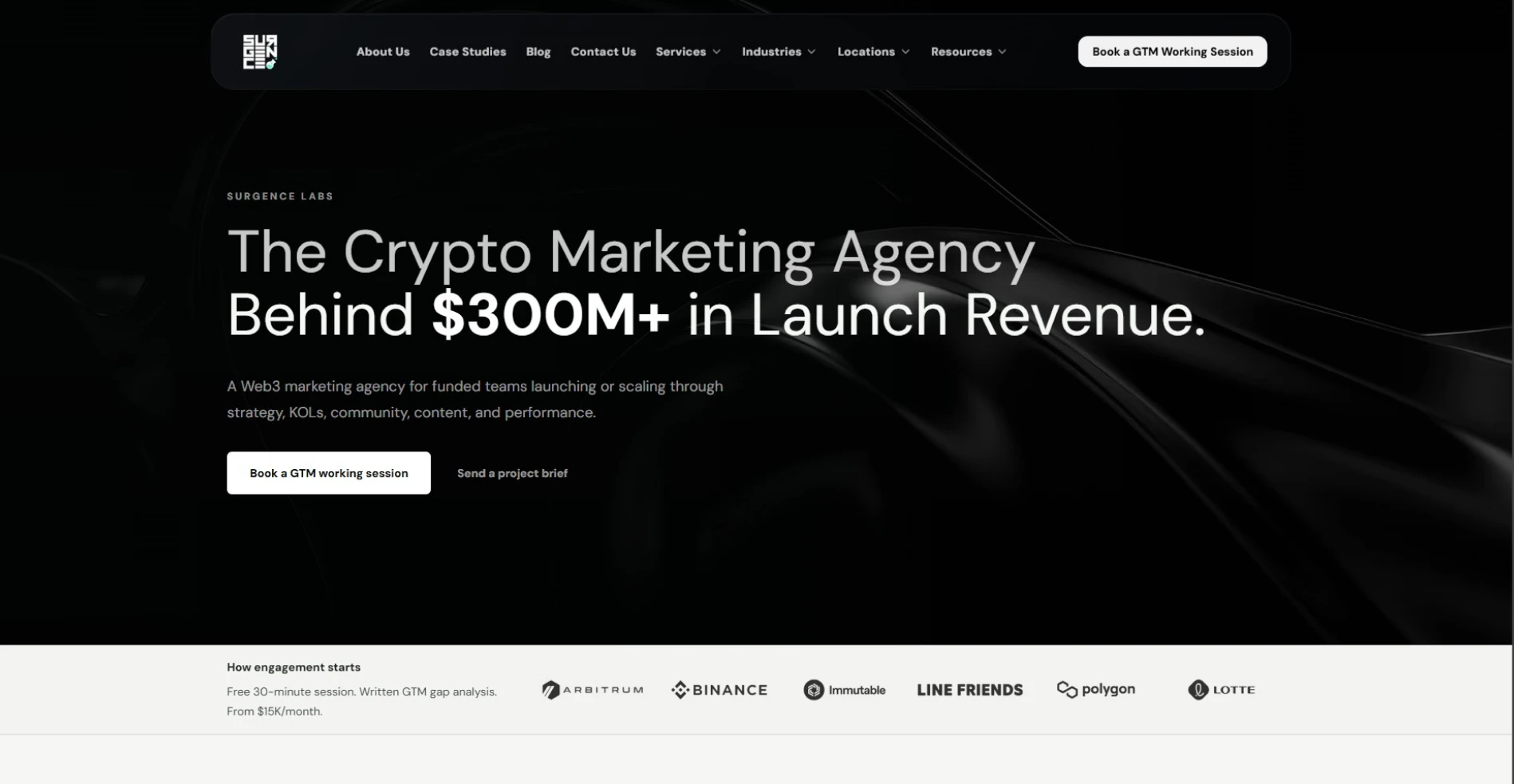 Surgence Labs Website