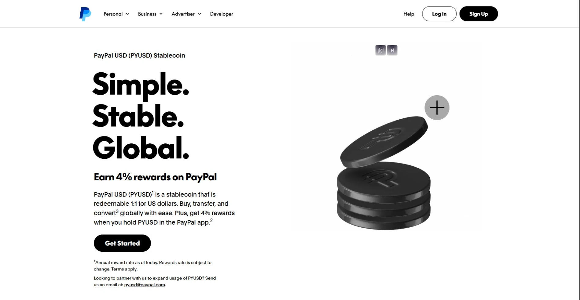 PYUSD Website