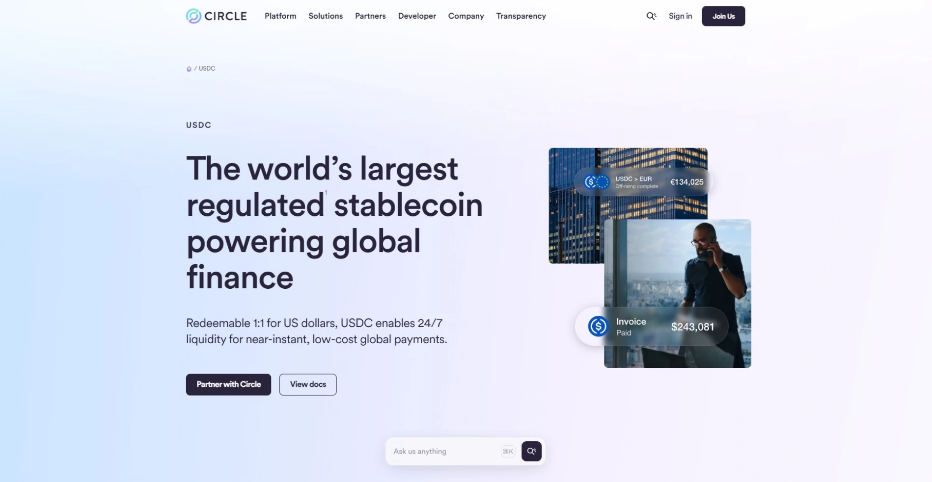 USDC Website