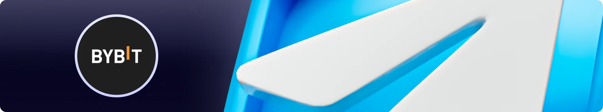 Bybit English Telegram group banner for trader discussion and official exchange support