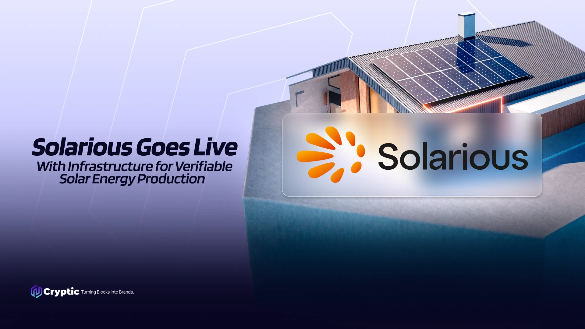 Solarious Goes Live With Infrastructure for Verifiable Solar Energy Production
